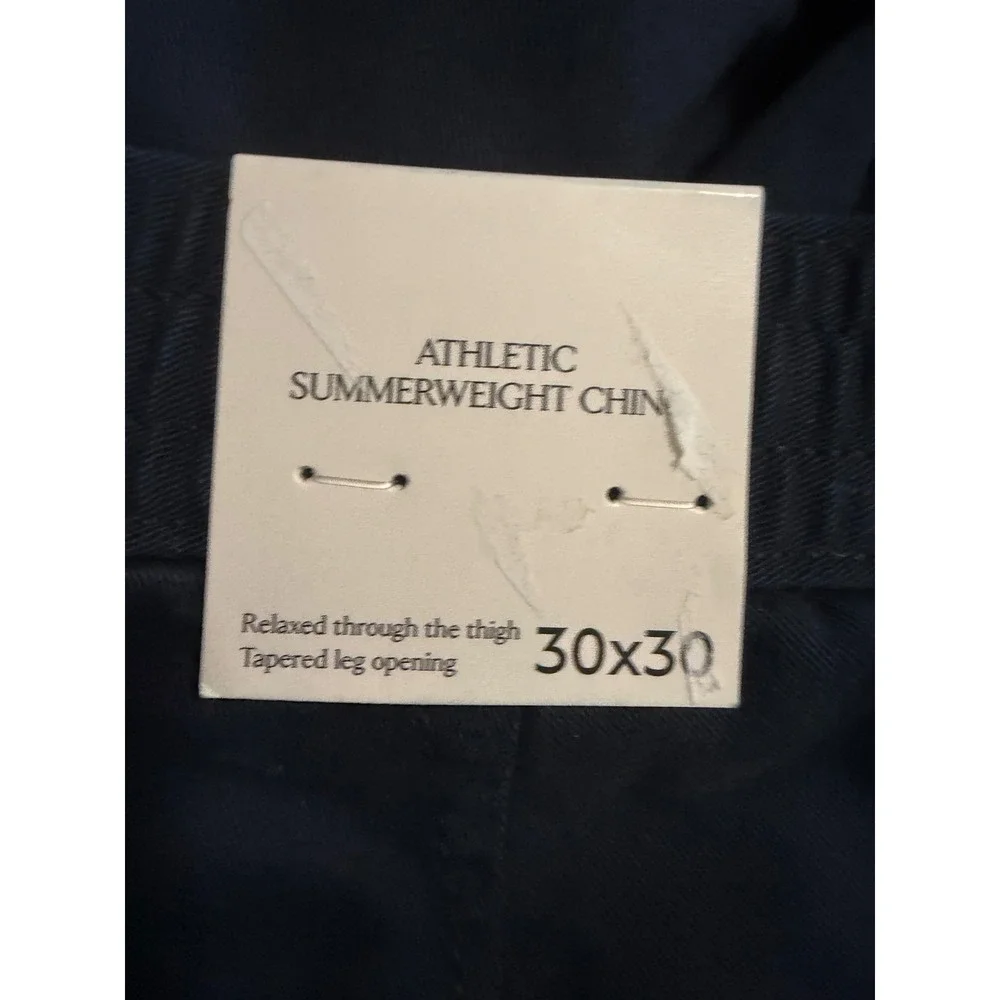 Banana Republic Athletic-Fit Summerweight Chino True Navy Blue 30x30